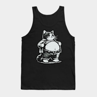 Chubby Cat // Funny Cat Lover Tank Top